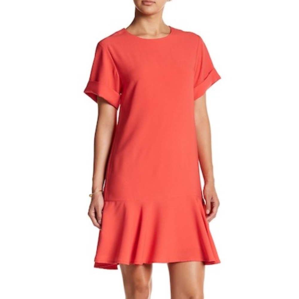 NWRT Chelsea28 Coral Drop Waist Dress